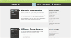 Desktop Screenshot of cookieok.eu